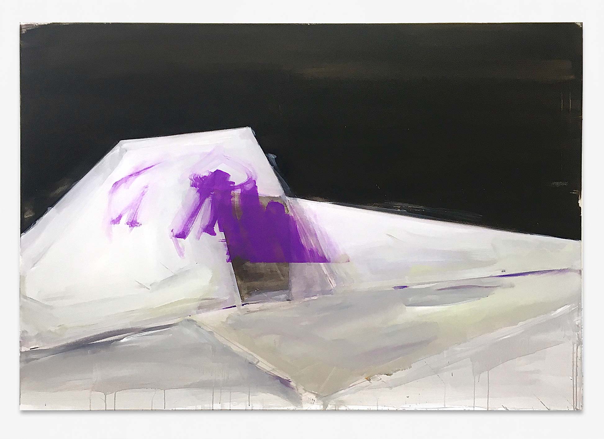 André Deloar 2019  |  Ozuluama III | 140 x 200 cm | Acryl und Oel auf Leinwand