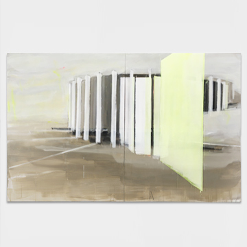 André Deloar 2016  |  Stadthalle Suhl  |  190 x 300 cm  |  Acryl und Oel auf Leinwand